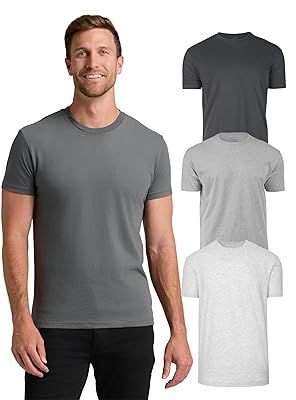 True Classic Mens T-Shirts – Short Sleeve Crew Neck T Shirts for Man, Cotton Blend Plain Novelty Men's T-Shirts