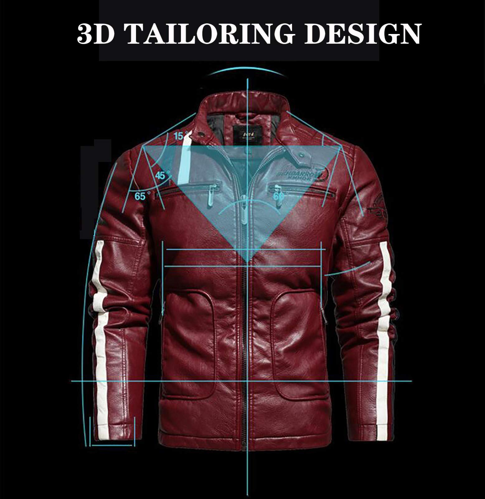 Giacca da Moto Impermeabile Certificata CE Abbigliamento da corsa da uomo autunno e inverno Giacche da moto europee e americane in pelle PU giacche da uomo resistenti al freddo