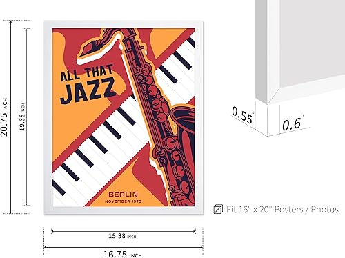 Vista 323 de Poster Master Póster de jazz vintage, impresión retro del festival de jazz de París, arte musical, regalo ideal para hombres, mujeres, músicos