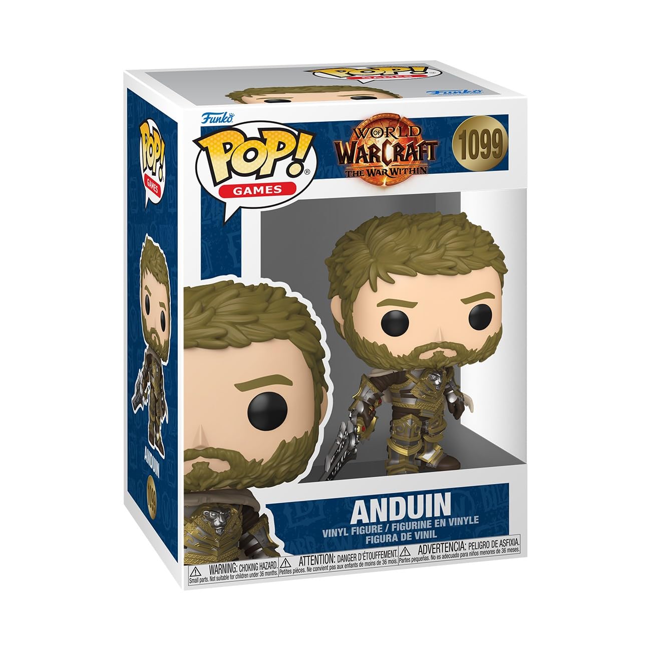 Funko Pop! Games: World Of Warcraft, The War Within, Anduin Wrynn, Collectable Vinyl Figure, Gift Idea, Official Merchandise