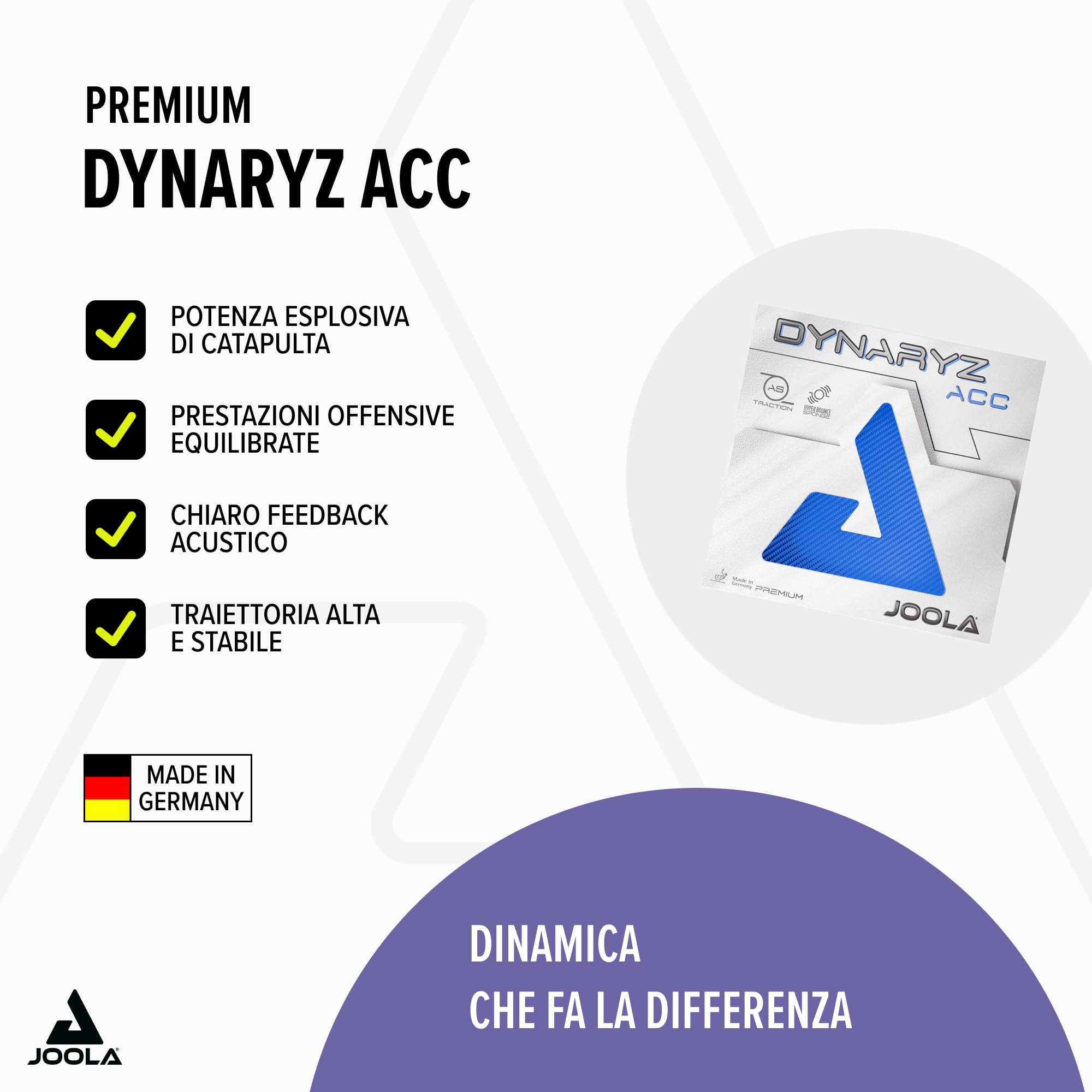 JOOLA Dynaryz Acc MAX+ Pala, unisex per adulti