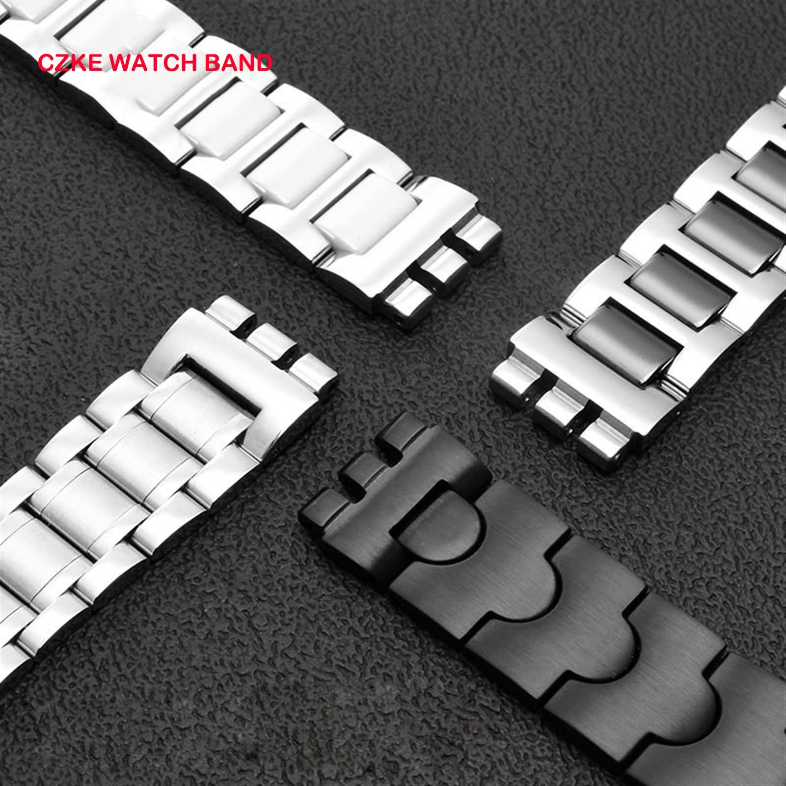 GUMMMY Dla Swatch masywny rdzeń metalowa bransoletka wklęsły wypukły łańcuszek do zegarka YCS Yas YGS żelazny męski i damski stalowy pasek do zegarka ceramiczny pasek, 21mm, Agat