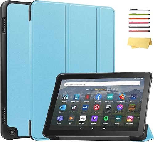 Miniatura 86 de Funda para tablet Yaxa Kindle Fire Max 11 de 13ª generación (versión 2023) de 11 pulgadas con soporte [encendido y apagado automático] Funda
