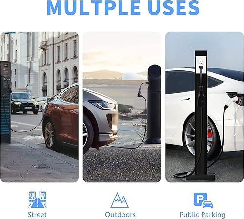 Miniatura 6 de Cable adaptador de corriente NEMA 5-15 a 6-20 resistente para cargador EV, adaptador NEMA 5-15 a NEMA 6-20 adaptador de 2 clavijas a 3 clavijas 240V