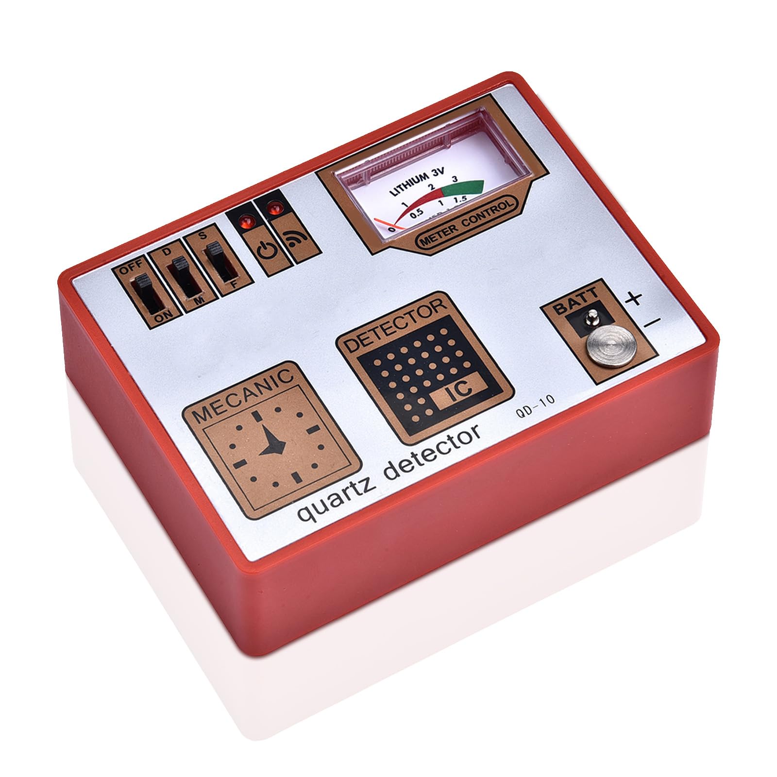 Batterietester Checker, Entmagnetisierer Timegrapher, Universal Uhrenprüfer Tester, Quarz Tester Maschine zum Messen des Pulses der Uhrenentmagnetisierung