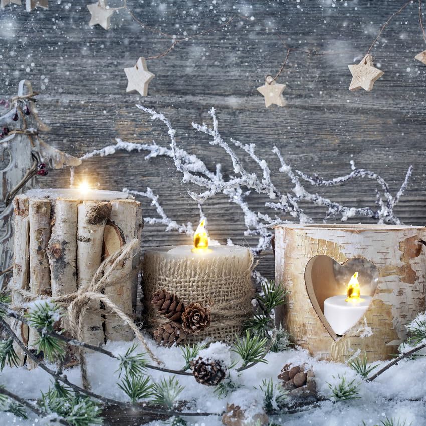 Image of Tea Lights Candles Battery Operated with Remote Control, 24Pcs WarmYellow | Flickering Flameless Candle with Timer, Long Lasting 400+Hours Led Electric Candle for Home Decor, Wedding, Party
