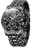 Mens Automatic Watches Skeleton Mechanical Self Winding Luxury Fashion Dress Wrist Watch Luminous Waterproof