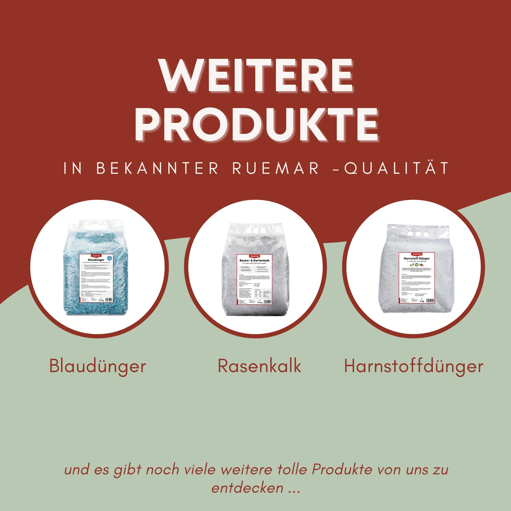 RUEMAR 30 kg (3x 10 kg) Rasendünger, nährstoffreicher Dünger für Rasen und Garten, wasserlösliches Granulat zum Streuen, für alle Rasensorten, Sofort- und Langzeitwirkung (3 Monate), EG Düngemittel