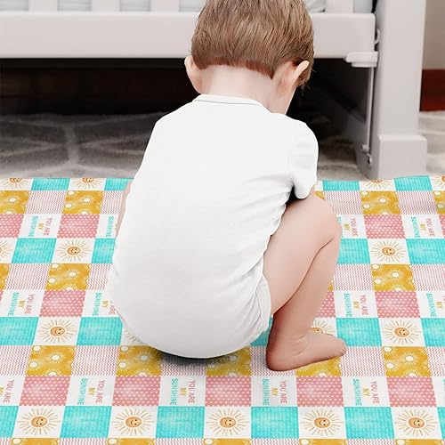 Miniatura 7 de GRJIRAC Manta de franela de cuadros coloridos de tartán para bebé, manta de franela con lunares en zigzag, divertida manta de envoltura para bebé,