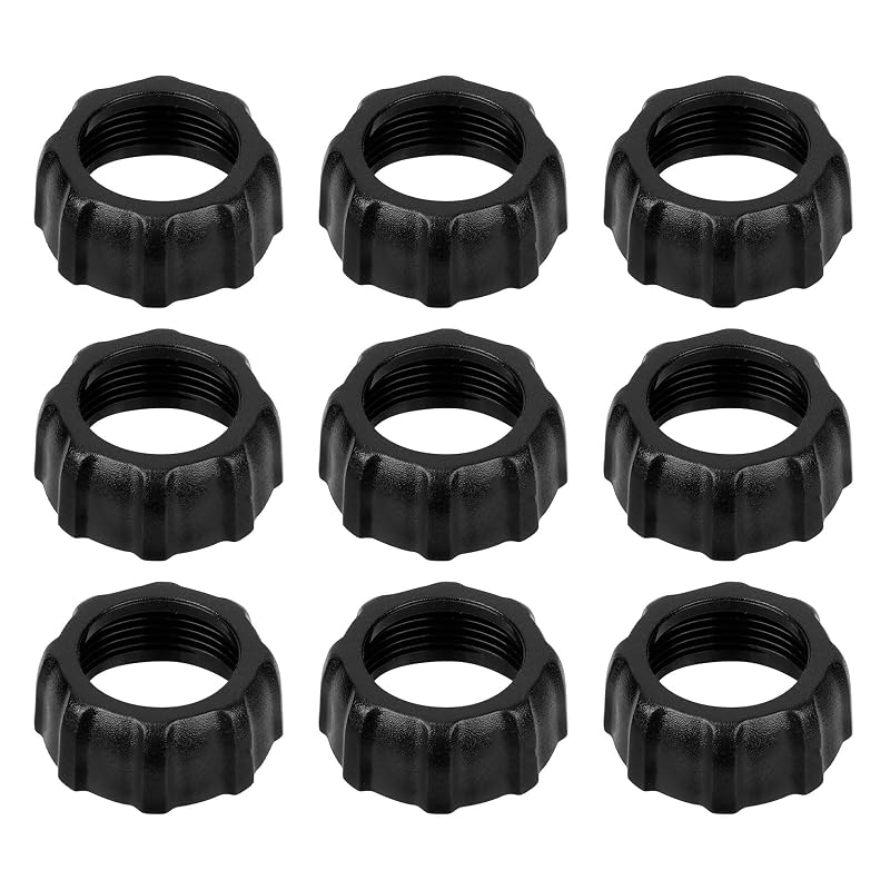 Tinoaly Kit com 9 Porcas de Aperto para Suporte Veicular de Celular, Câmera e Filmadora, Peças de Reposição em Plástico L28005