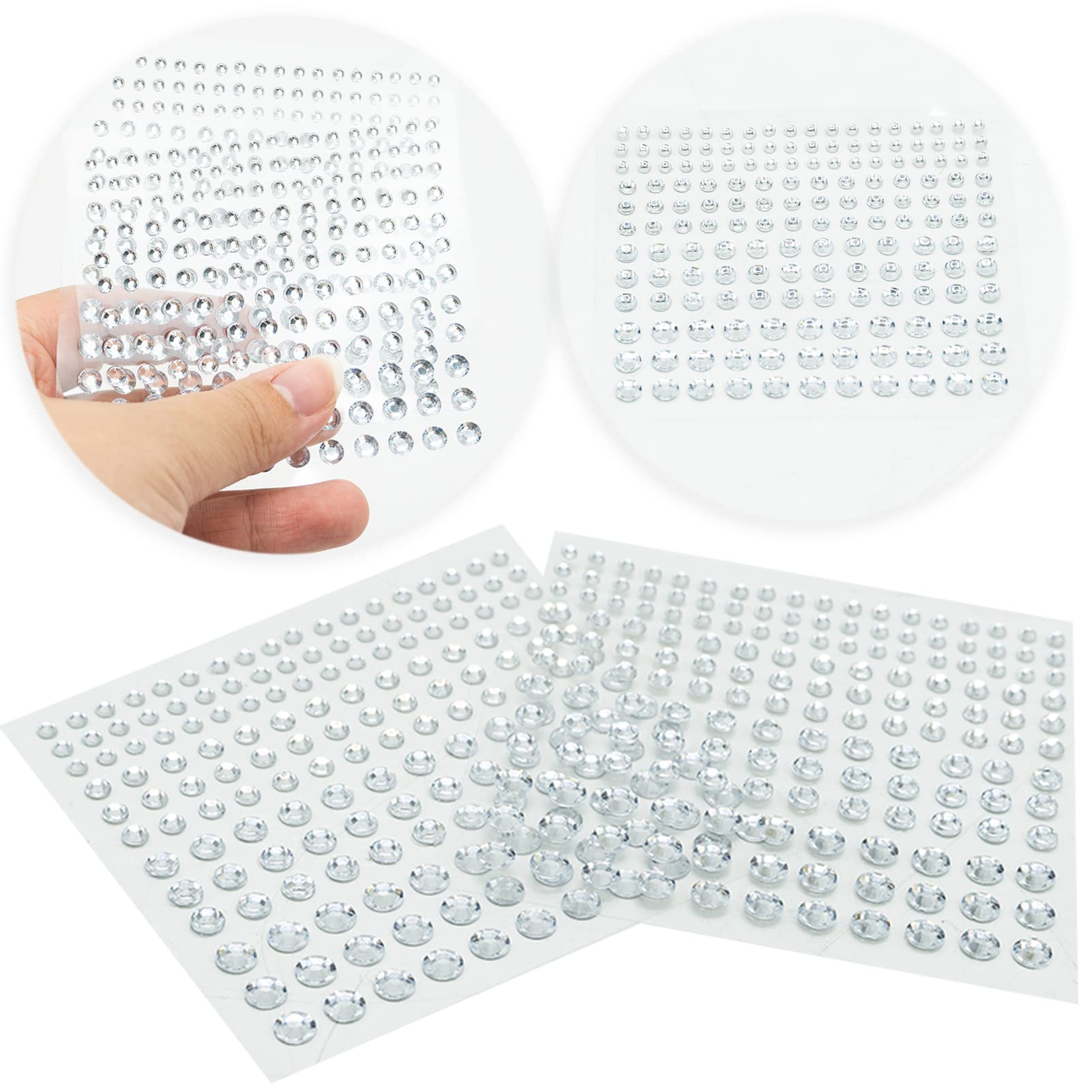 Cristalli Strass Autoadesivi Su Striscia Adesiva, Dimensioni: 3 Mm | Merceria E Tessuti - Foto 13