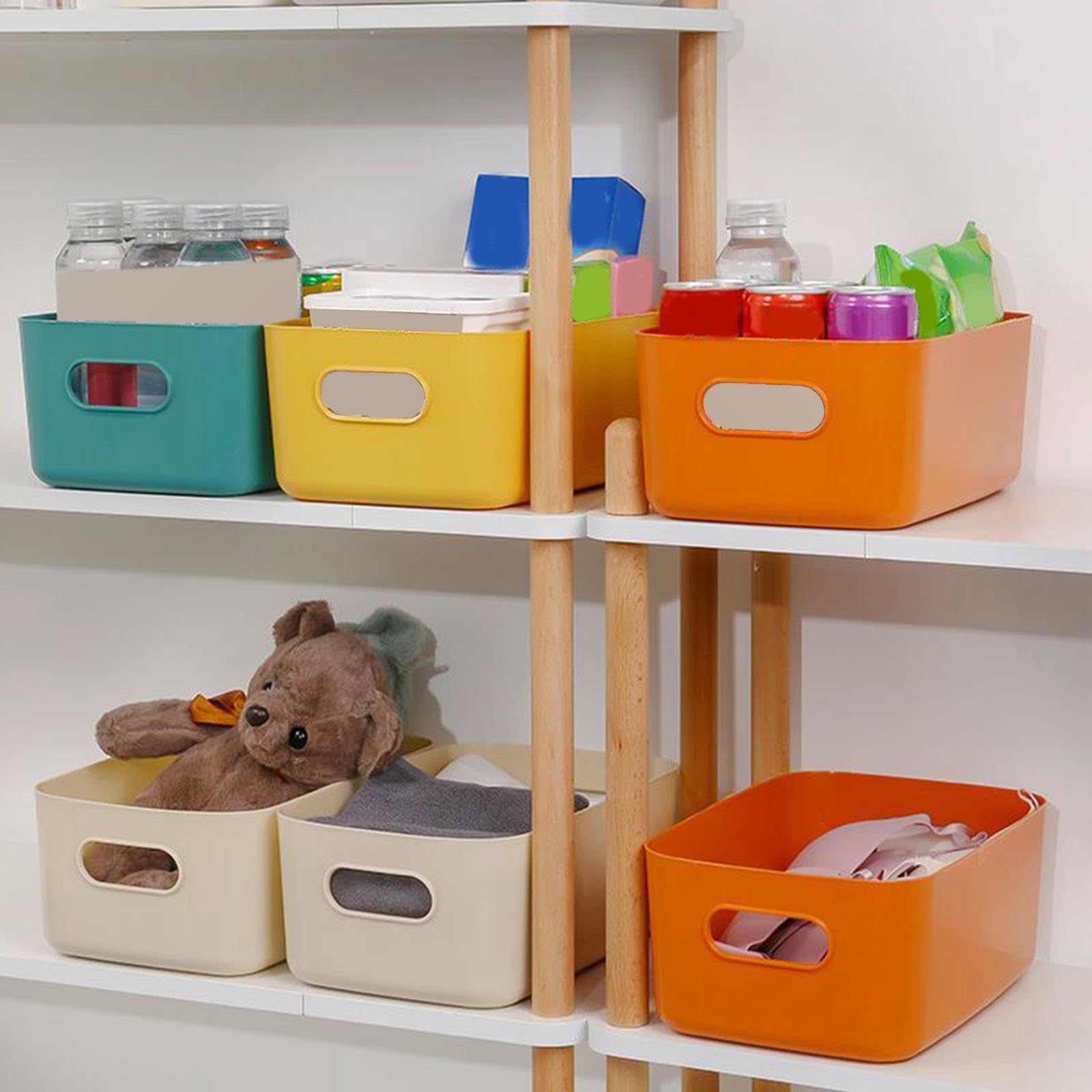 CALANDIS™ 8X Bathroom Storage Box Makeup Vanity Holder for Countertop Shelf Decoration Orange | Storage Boxes | Home Organization | Household Supplies & Cleaning 3