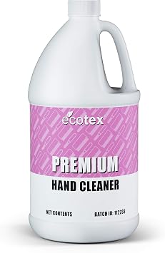 Ecotex Premium Hand Cleaner Screen Printing Ink & Emulsion Remover Industrial Shop Soap for Plastisol, Grease & Grime Safe on Skin Gallon - 128 oz.