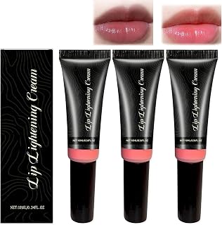 3PCS Lip Lightening Cream for Dark Lips, Help fade lip discoloration with Alpha Arbutin & Licorice Extract, Fors Smokers, Non-Smokers, Daily Liprepair Use, Lip Softening & Hydration