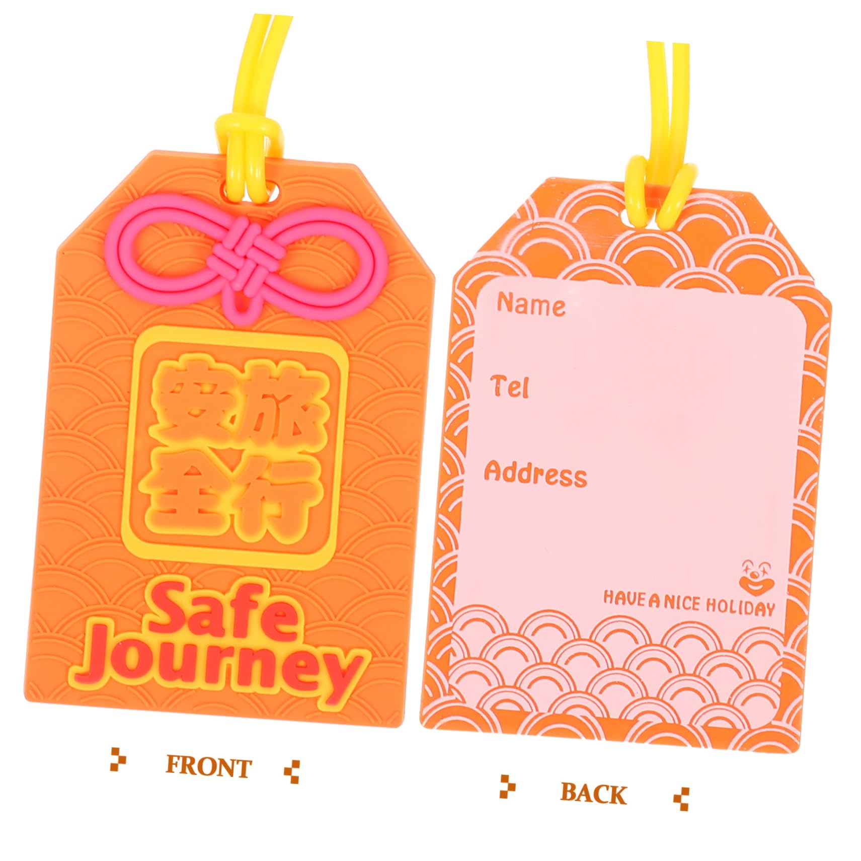 PACKOVE 3 Set Di Etichette Per Borse Etichette Identificative Per Bagagli Personalizzate Per Valigie Per Viaggi E Viaggi Daffari 2 Pezzi*3