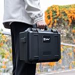 Lykus HC-3310 Waterproof Hard Case with Customizable Foam Insert, Interior Size 33x21x13.5 cm, Suitable for Pistol,Camera,Lens,Drone,mic,Flashlight,Telescope,Action cam,Electronics,Tools,and More