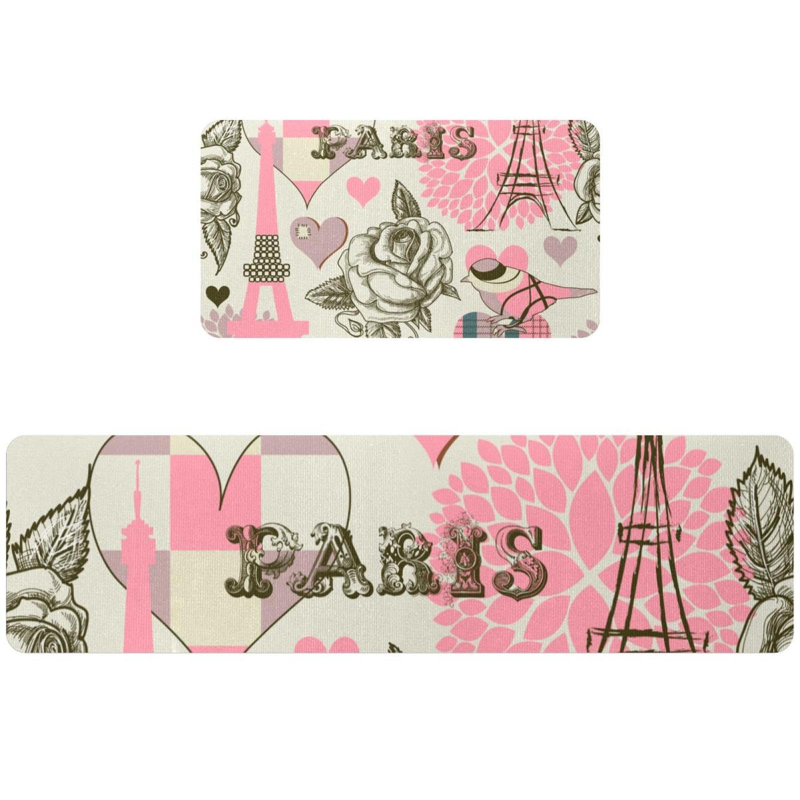Tapis de cuisine antidérapants pour sécuriser et décorer vos sols roses
