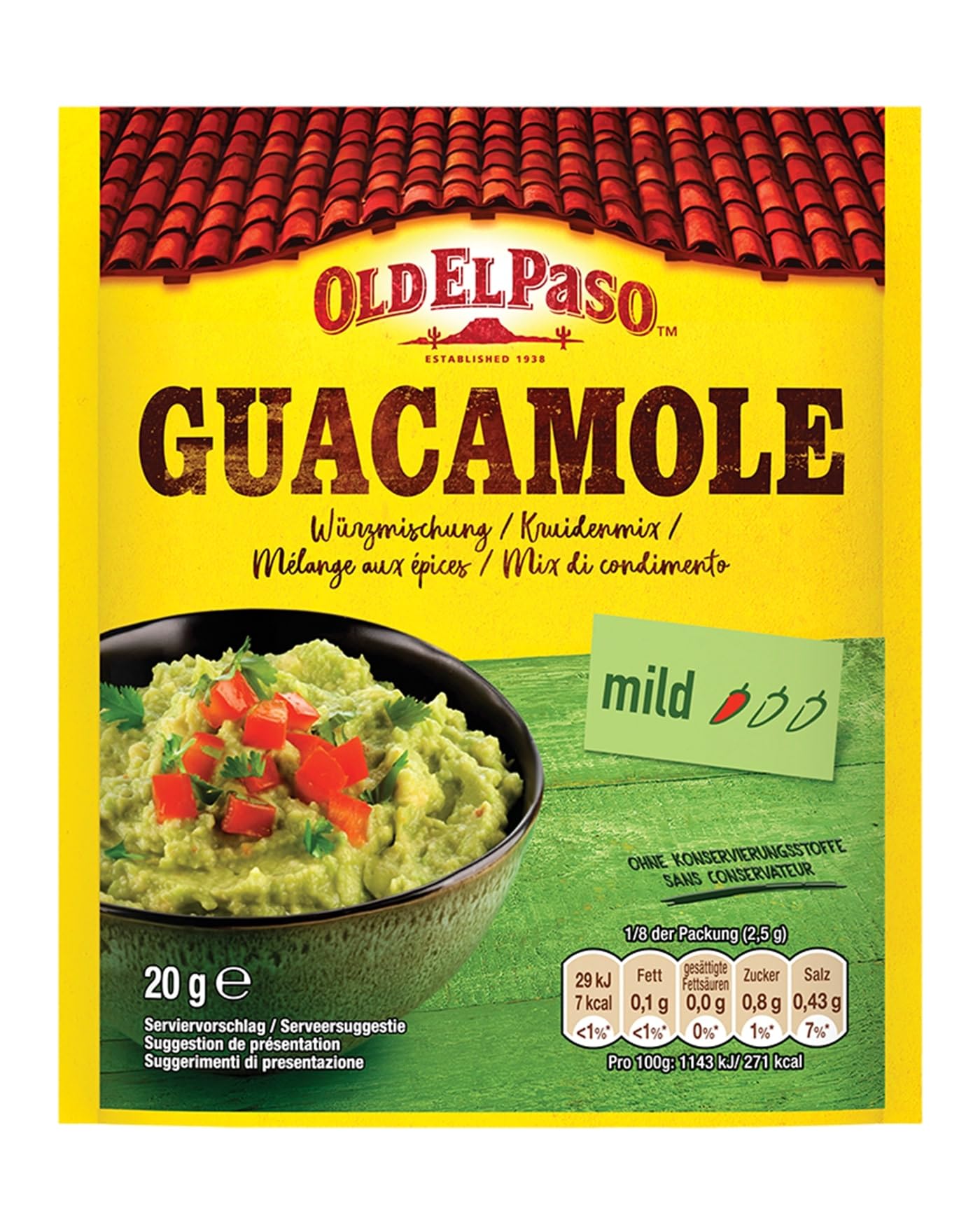 Sazonador Guacamole Old El Paso 20g