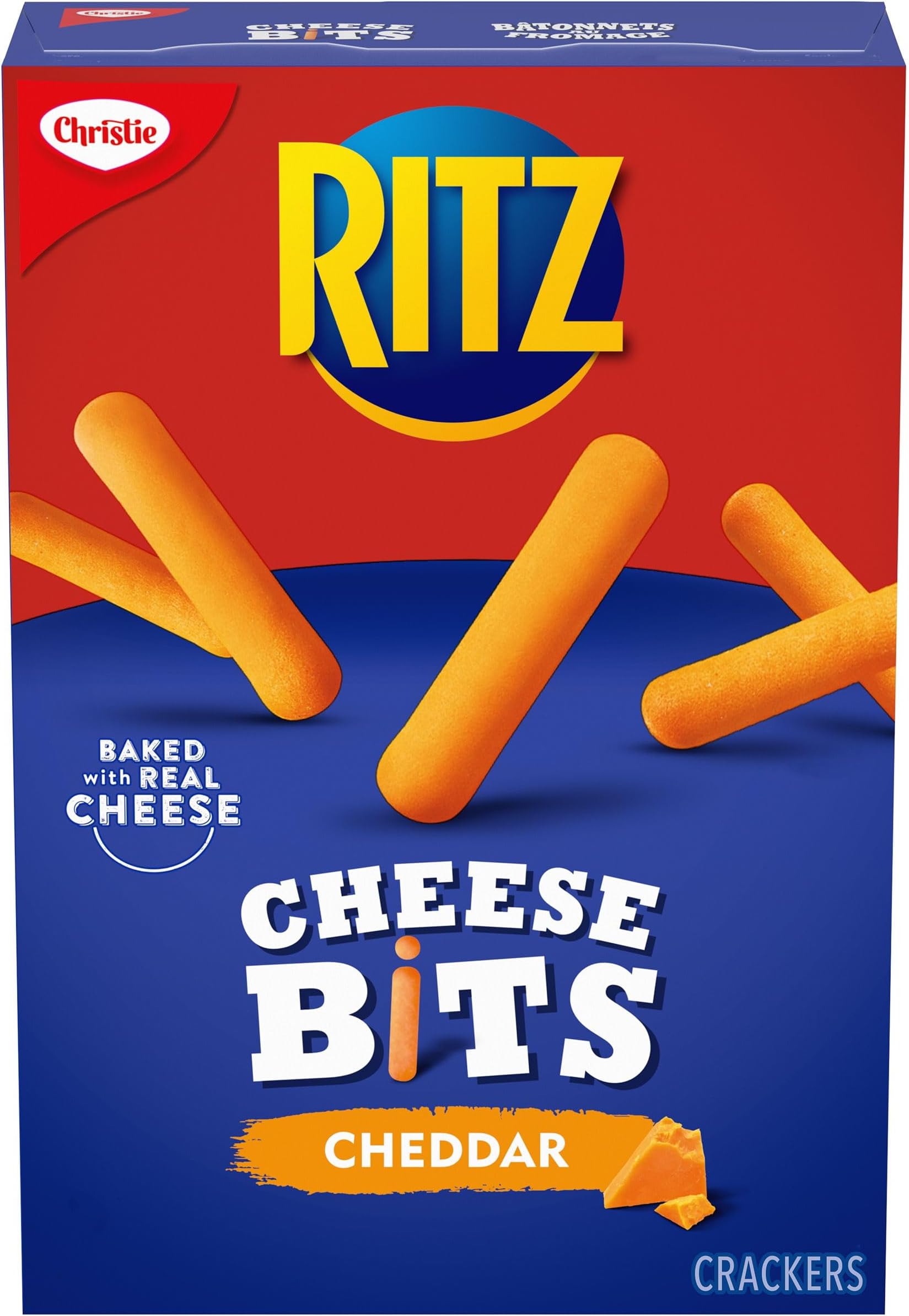 Ritz Cheese Bits Cheddar Flavoured Crackers, 200g/7 oz,Box, Imported from Canada}