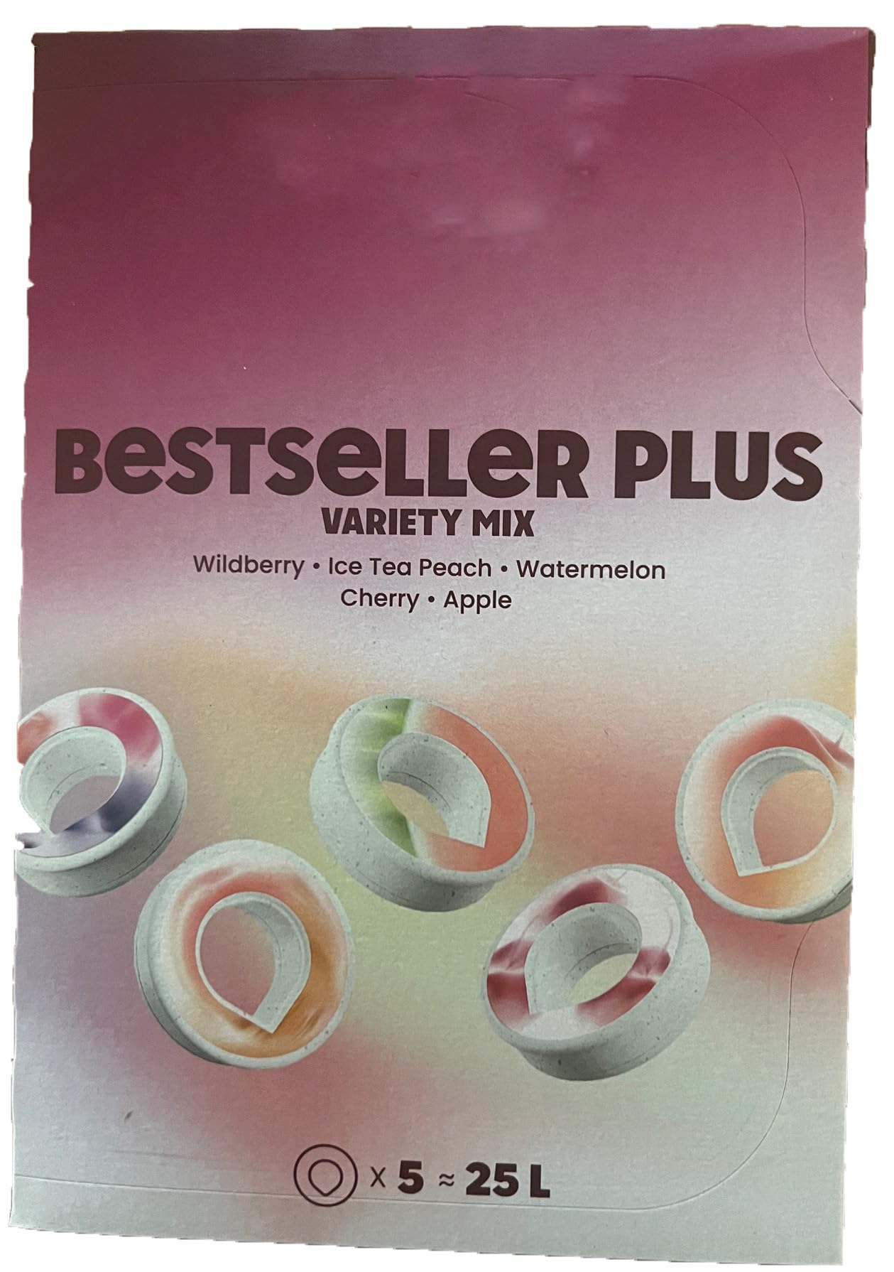 5 x Air Up Pod Original Duft Pods, Best-Plus Probierpaket, für Trinkflasche, 0 Kalorien, kein Zucker, natürliche Aromen (Waldfrucht, Ice Tea Pfirsich, Wassermelone, Kirsche, Apfel)