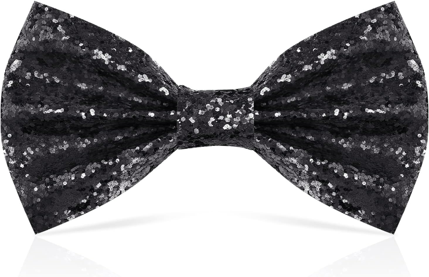 PAFUWEI Men's Pre-Tied Bow Tie, Tux Bowtie Solid Color Neck Bow Ties Adjustable Length Formal Satin Bow Tie for Wedding Party