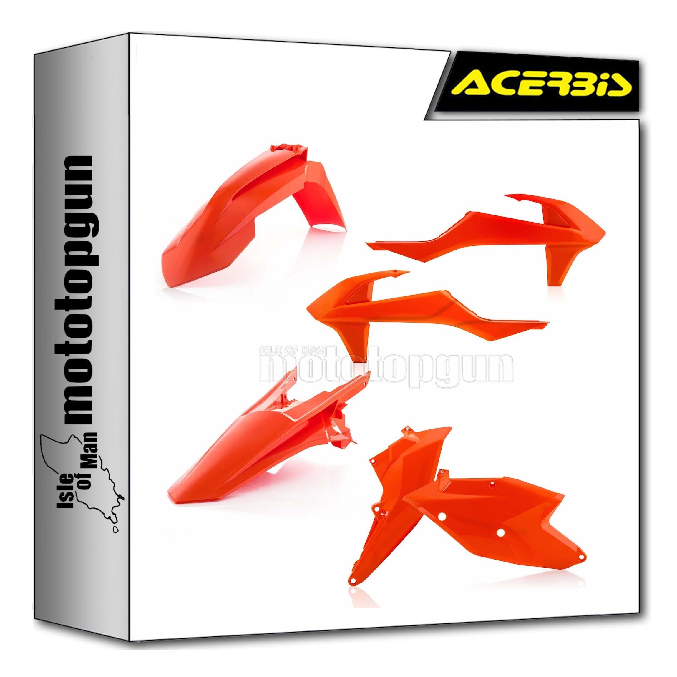 Cache carénage orange Acerbis pour KTM SX 125 2016-2018 - 3