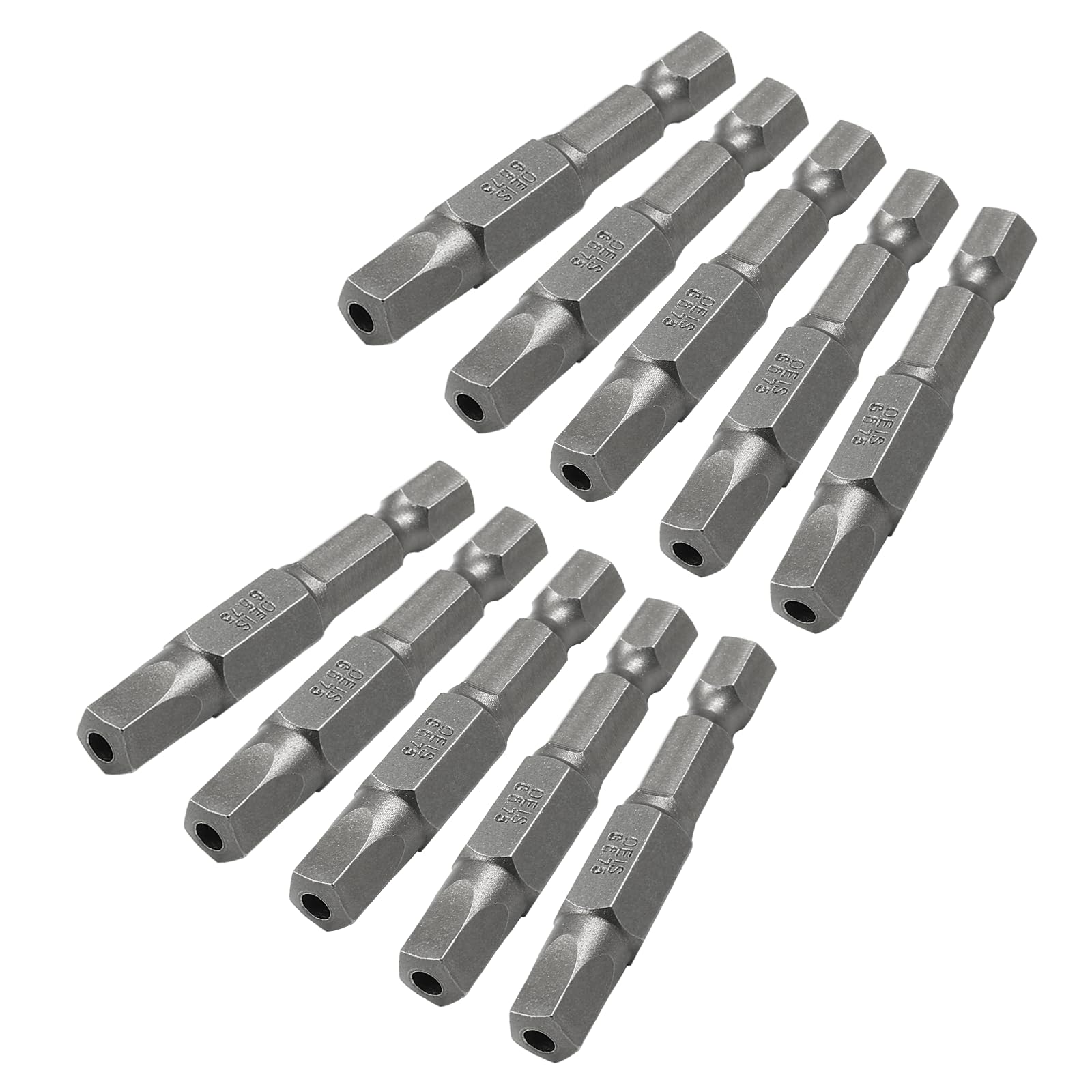 LDEXIN 10Pcs Magnetic Pentagon Head Screwdriver Bits 1/4