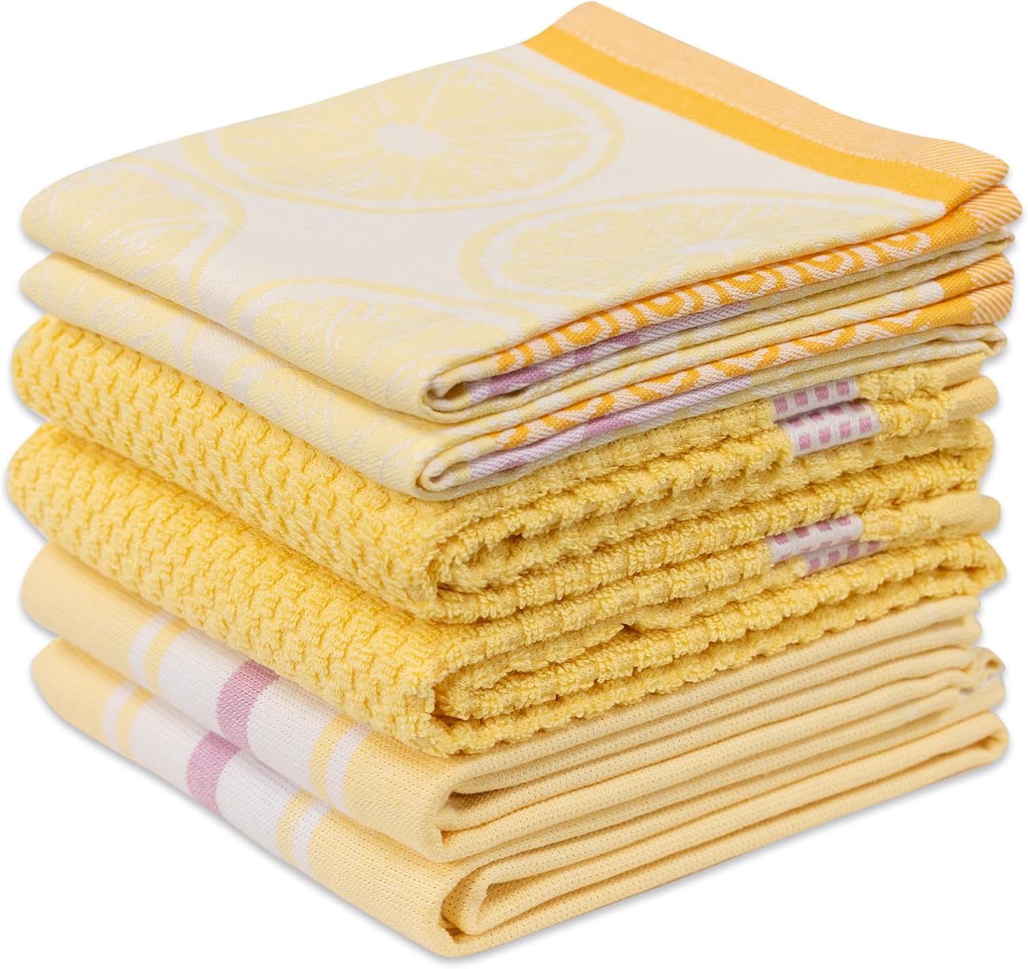 MyPillow Kitchen Dish Towels 6Pack Lemons Home & Kitchen