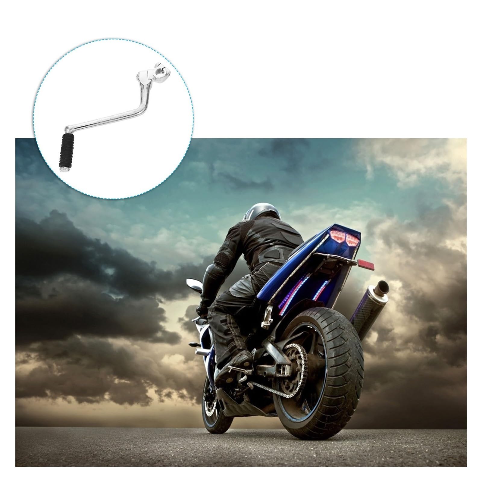 Kickpedal Starterwelle Motorrad-Ersatz-Schalthebel Für 125-250 cm³ Fußschaltung