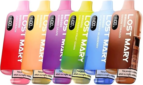 Los Mary 6k, Mix flavours, Pack Of 1 Reuseable, Type-C, choose your flavour MANGO 6K