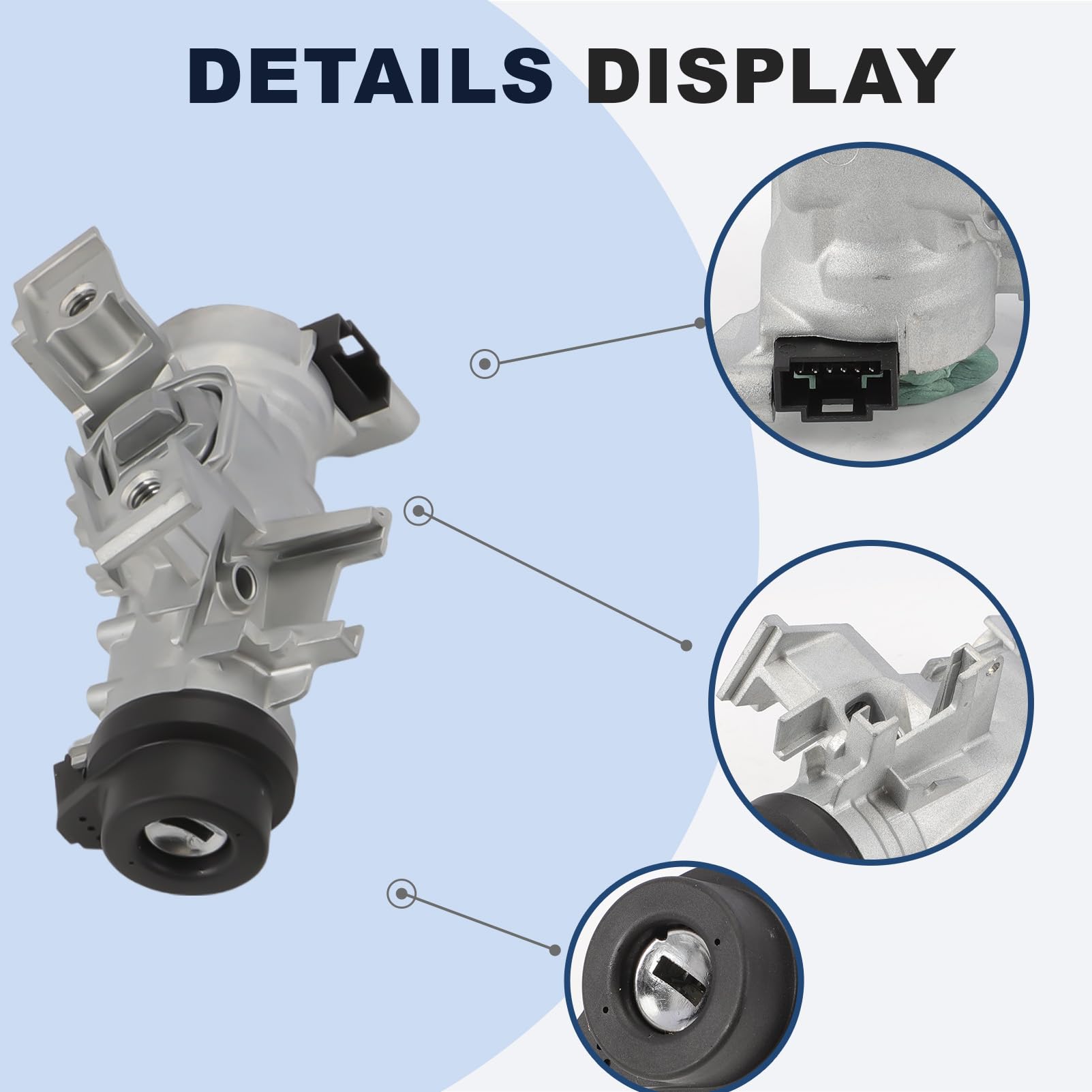 TOPRAN Slotcilinder, contactslot voor o.a. Mercedes-Benz, Smart - 400