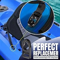 Vista 3 de Canitu Clip de hebilla de repuesto para correa, pestillos de mecanizado de aluminio, kit de reparación de ganchos de asiento para toda la vida