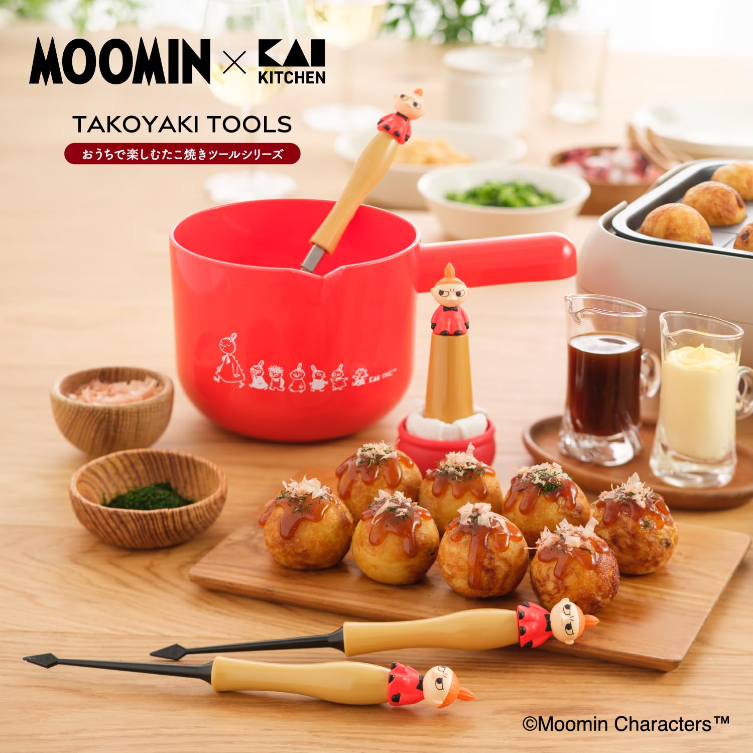 ちょびる＆ぴぐ&ゆみたこ品（2本目） Amazon｜貝印 KAI たコピック リトルミイ たこ焼き ピック ふっ素樹脂