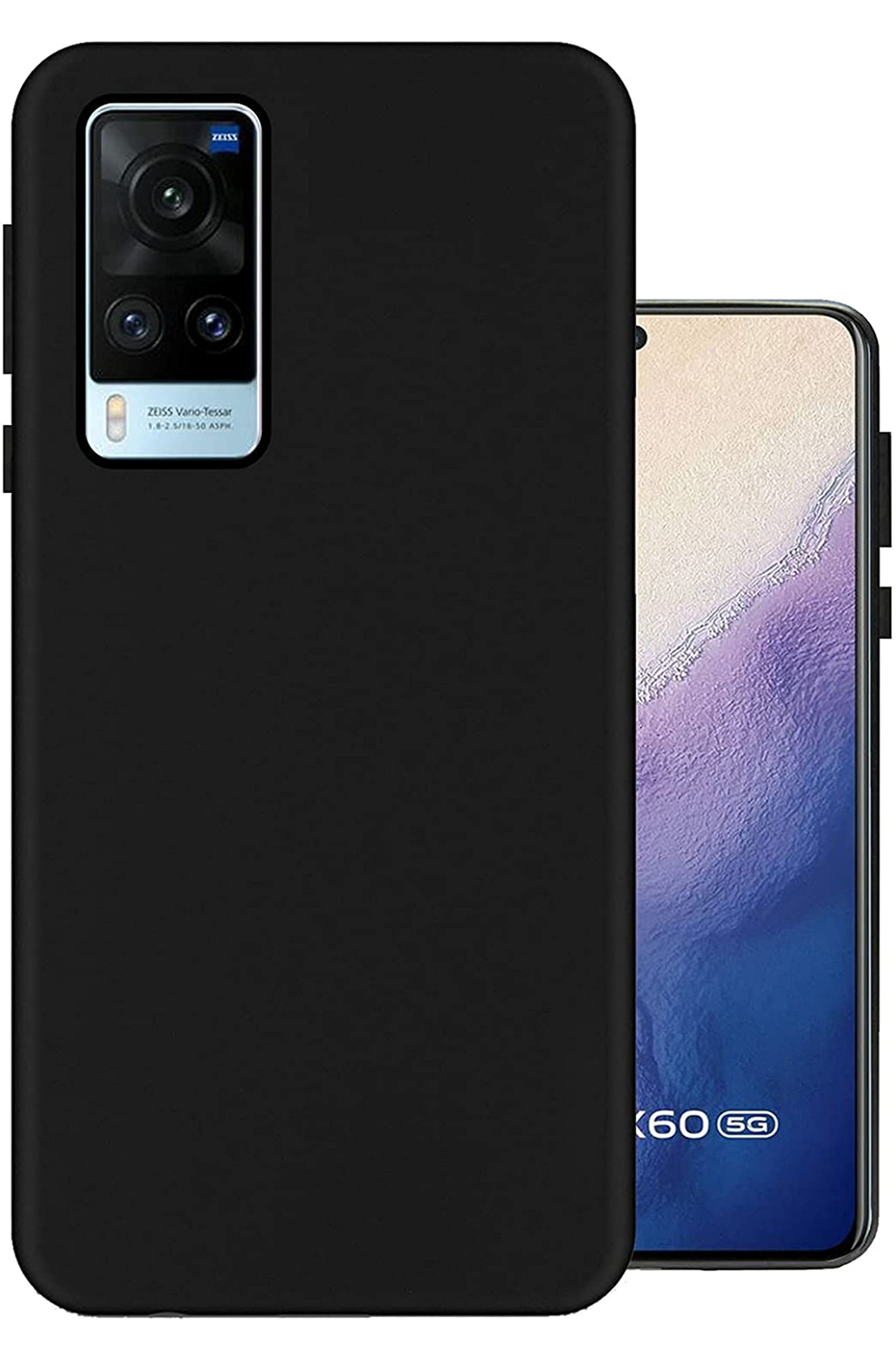 ZEDN Mobile Back Case Cover for Vivo X60 Mobile Back Cover (Smooth Silicone|CameraProtection|Black CS2412) (B0BR1JSXRH) Amazon Price History, Amazon Price Tracker