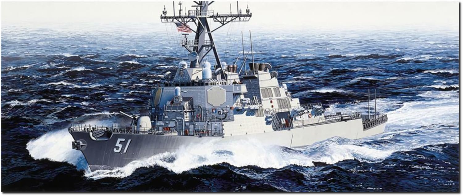 希少 1/350 アーレイバークDDG-51 アメリカ海軍ミサイル駆逐艦 未開封 Amazon | プラッツ ドラゴン 1/350 アメリカ イージス・ミサイル駆逐艦