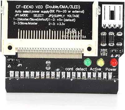 Semme Compact Flash to IDE CF to IDE Adapter 40 Pin Female Interface Converter Module Compatible with Compact Flash Cards for Hard Disk Drives Low Power Consumption and Fast Reading