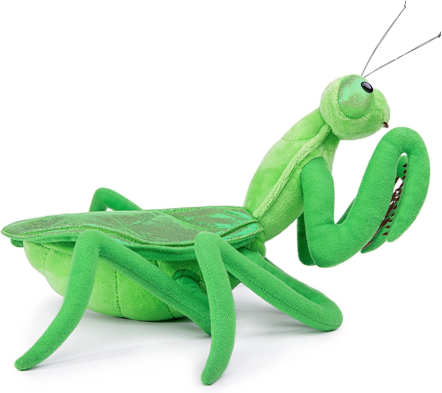 FRANKIEZHOU Simulation Green Chinese Mantis Plush,Mantis Stuffed Animal, Plush Toy,Soft Toy,Stuffed Toy,Cuddly Toys,Gifts for Kids,12 Inches Long