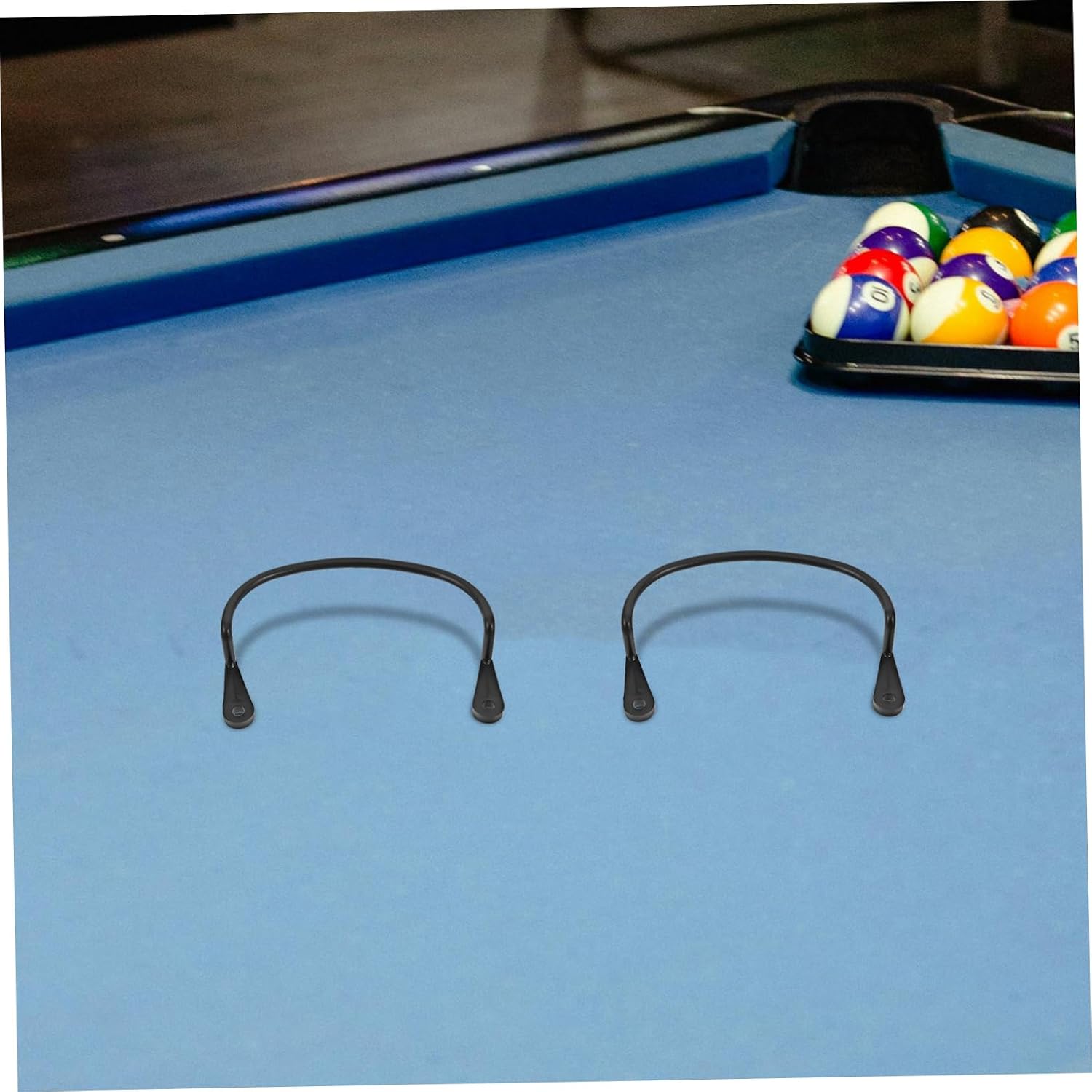 TOYANDONA 6pcs Billiards Table Accessory Pool Table Pocket Liners Billiard Net Bag Holder Bracket Kit Replacement Parts for Corner Fixator