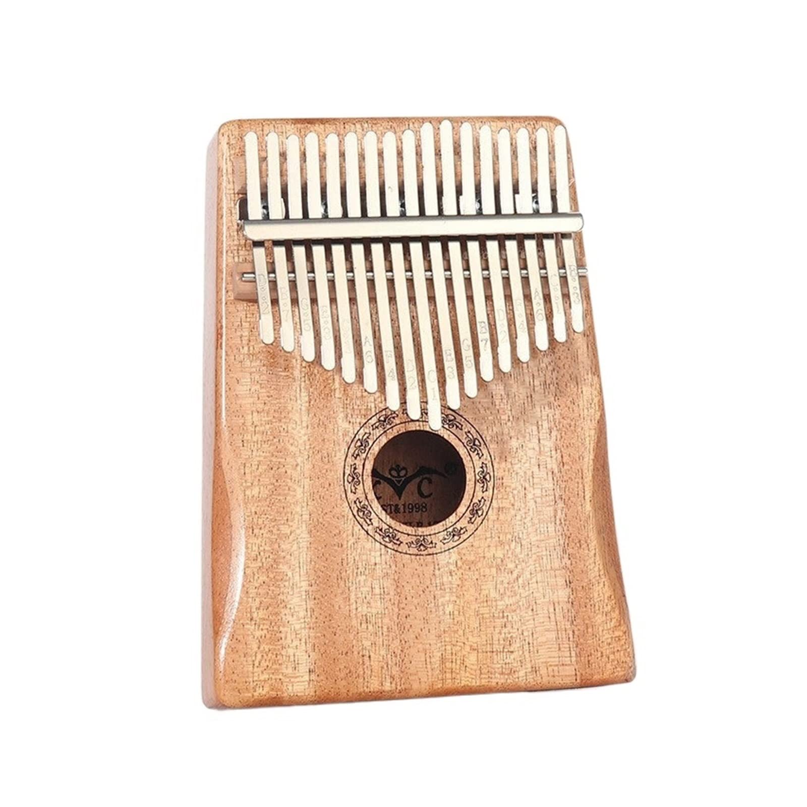 kalimba 17-tonowe pianino z litego drewna z jednym kciukiem 21-tonowe pianino typu Kalimba (Color : 17 tone mahogany)