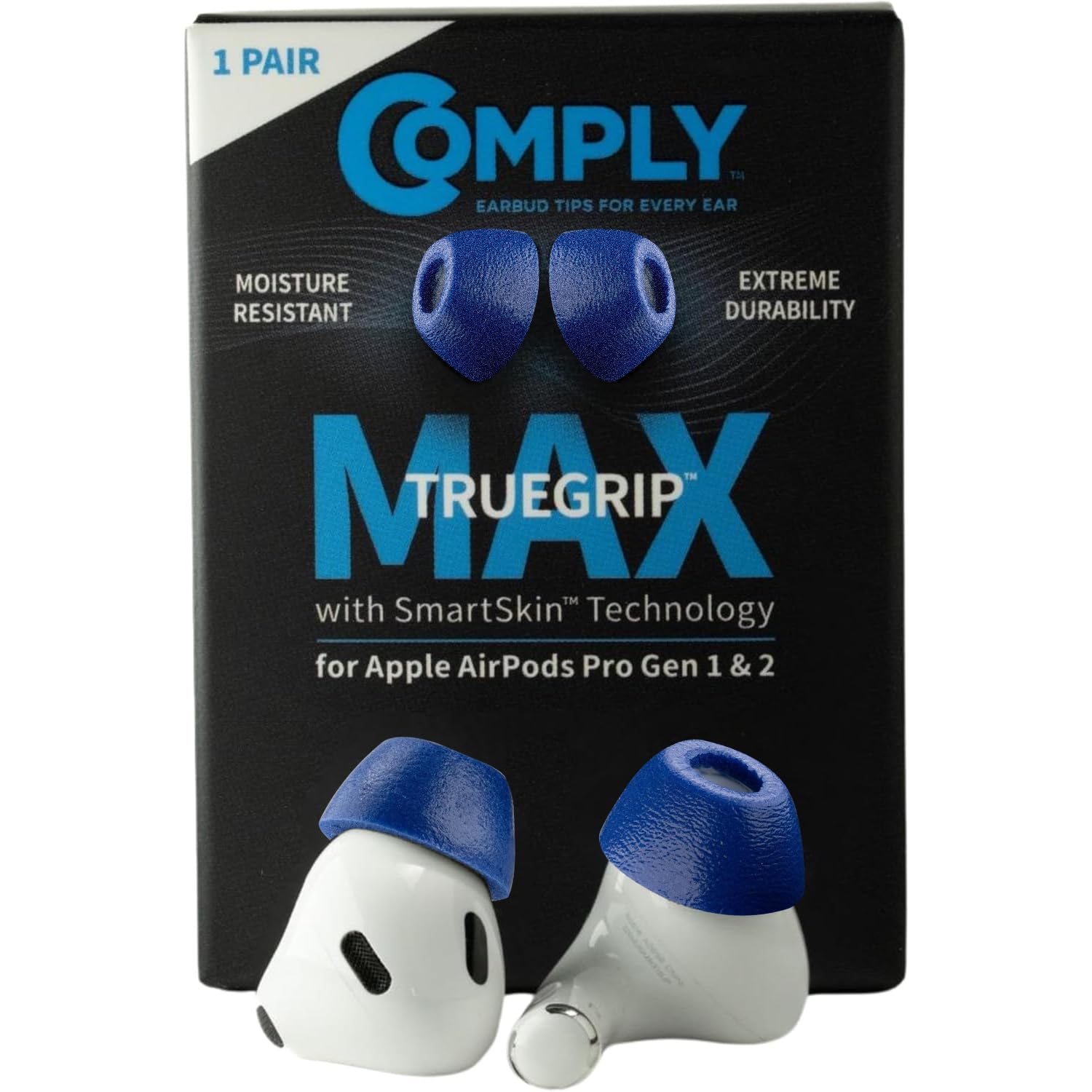 Comply TrueGrip MAX Premium Memory Foam Replacement Ear Tips