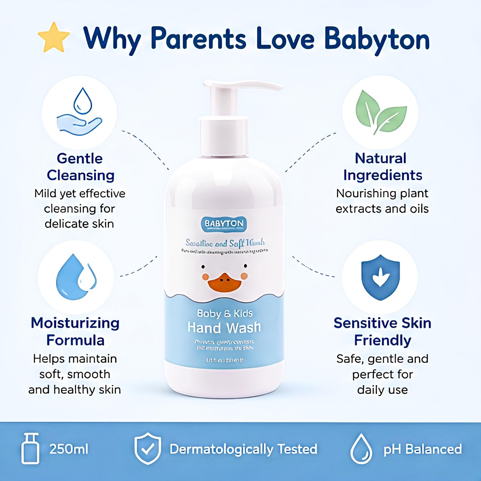 BABYTON Doğal El Yıkama Sıvısı 250 Ml