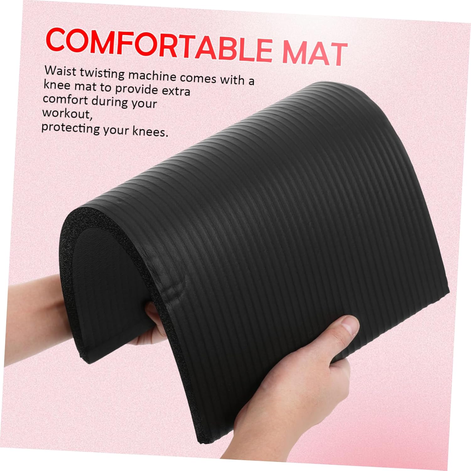 BESTonZON Abdominal Wheel Roller with Mat Multi-directional Quiet Fitness Equipment for Men and Women Versatile Workout Roller for and Full Range Movement