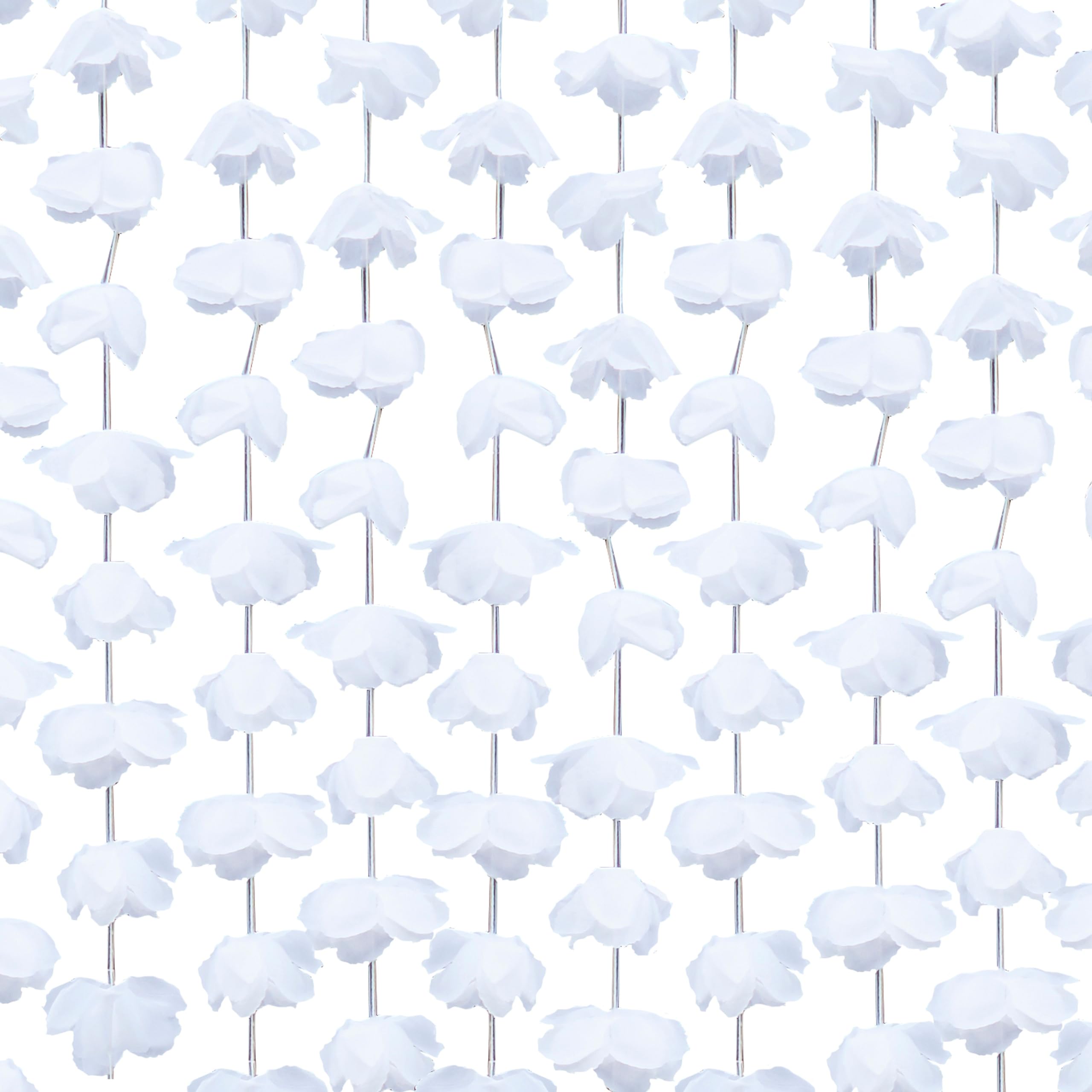 Amazon.co.jp: Ginger Ray ホワイトフェイクフラワー ウェディングデー