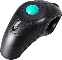 Mouse ergonômico portátil trackball EIGIIS 2,4 G, mouse sem fio, USB, para viagem, mouse óptico DPI para PC, laptop, Mac, canhoto e destro.