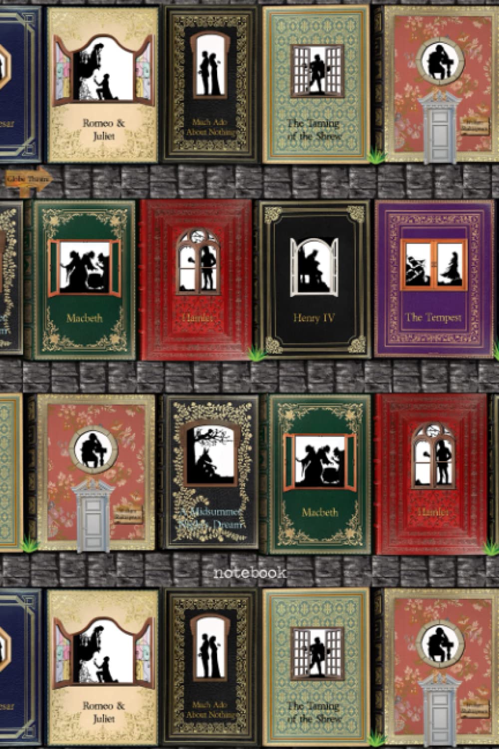 Shakespeare Street Notebook: 6"x9" line notebook or journal; 100 pages