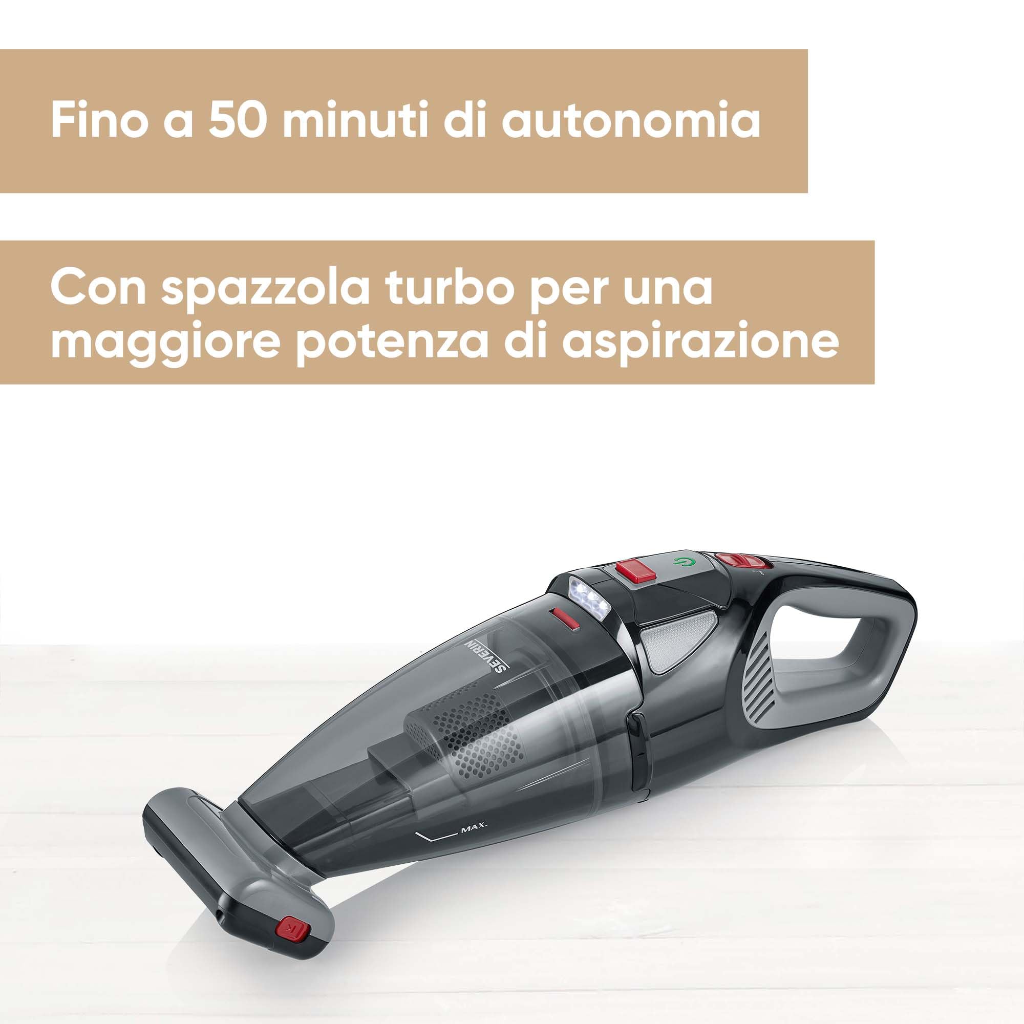 Severin HV 7147 Cordless Vacuum Cleaner Italiano - Dettaglio