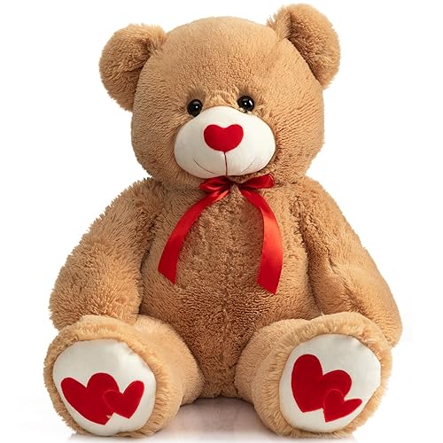 HollyHOME Big Teddy Bear Stuffed Animal Valentines Large Bear Plush