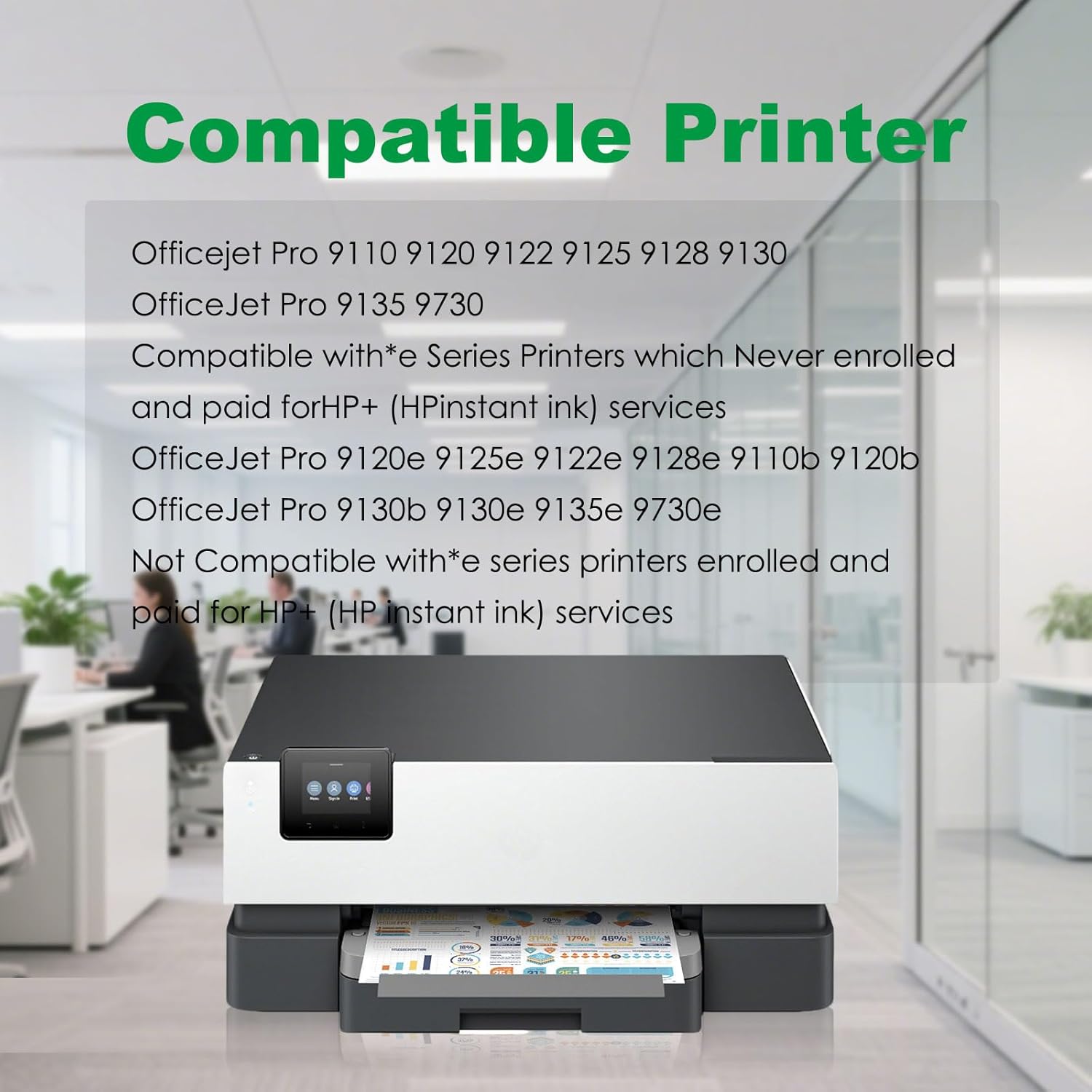 936e 936xl Remanufactured Ink Cartridges Replacement for HP 936XL 936 936 e for OfficeJet Pro OfficeJet Pro 9120e 9125e 9122e 9128e 9110b 9120b 9130b 9130e 9135e 9730e Printers (1 Yellow)