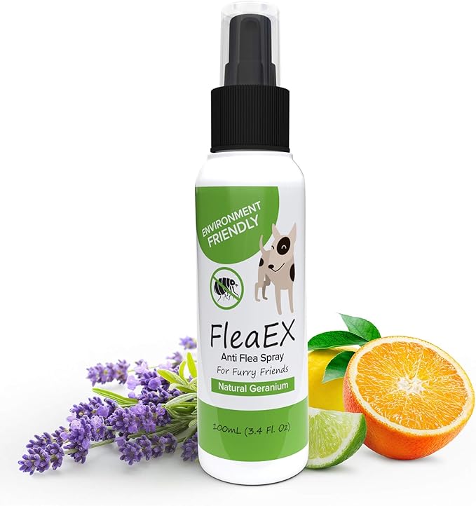 FleaEx Flea Treatment for Dogs & Cats Natural Dog Flea Treatment