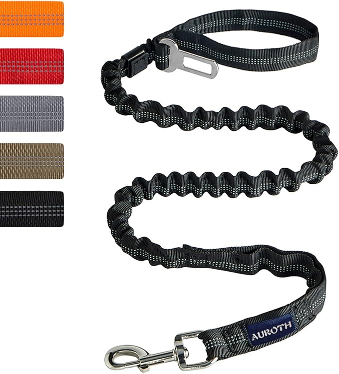 AUROTH Dog Leash, Heavy Duty Dog Leash Bungee, No Pull Dog